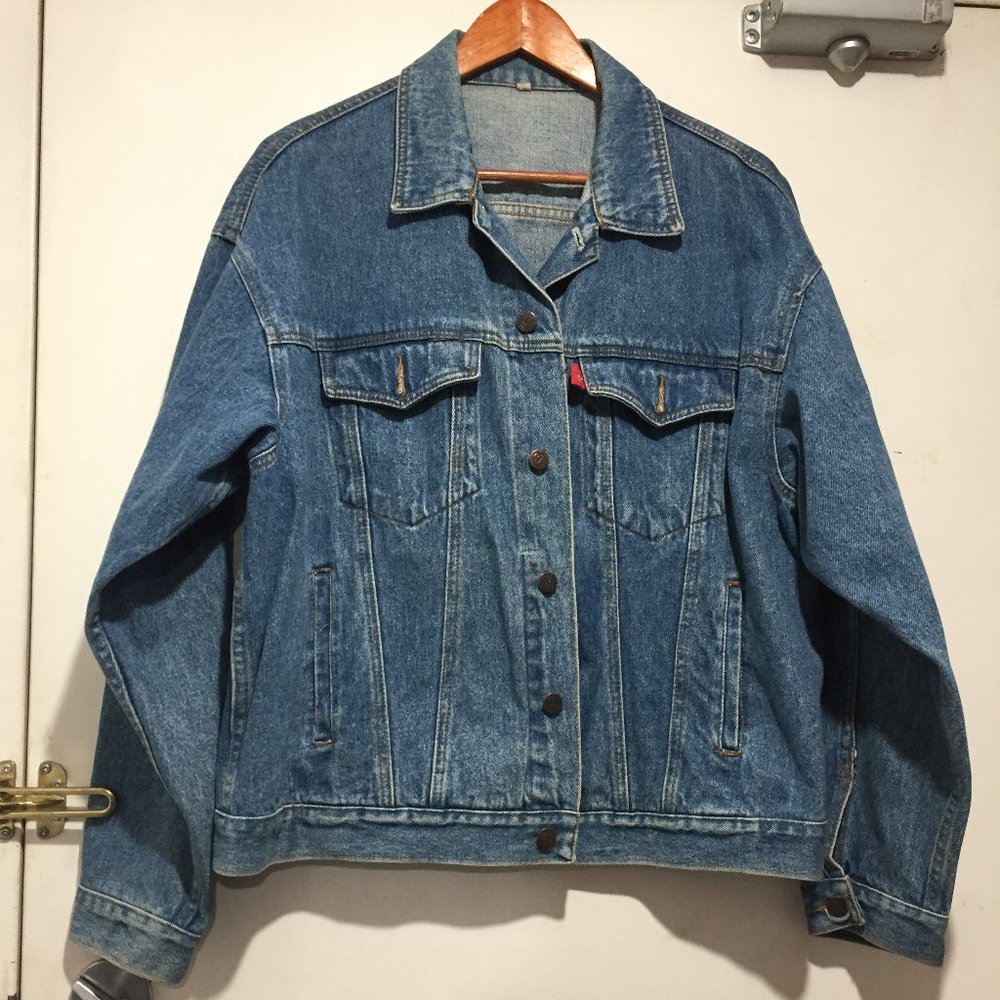 VINTAGE OCEAN PACIFIC DENIM JACKETS SIZE XL - Picture 2 of 7